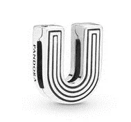 silver Прямая поставка DIY подходит Pandora талисманы браслет Алфавит буквы Шарм 925 пробы Серебро Бусина буква Изготовление ювелирных изделий - Цвет: silver