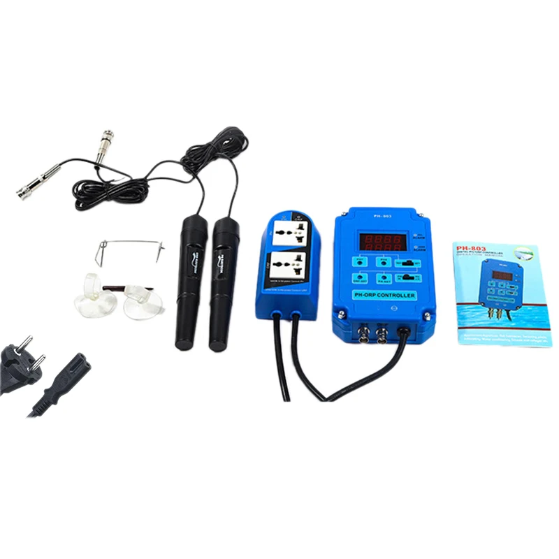 

Digital PH ORP 2 in 1 Controller Monitor W/ Output Power Relay Control Electrode Probe BNC Water Meter Continuous Measurement Ki