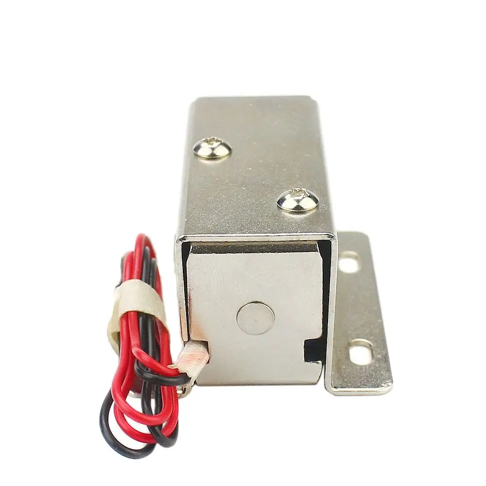 Electronic Lock DC small electric control lock DC12v access control electronic lock door mini electric bolt electromagnetic door