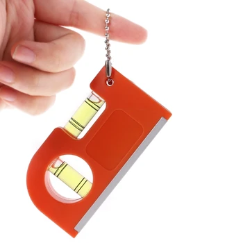 

Key Chain Level Ruler with Magnet V Stripe Spirit Level Bubble for adjusting the angle Measuring Tool 85*45*19.5mm