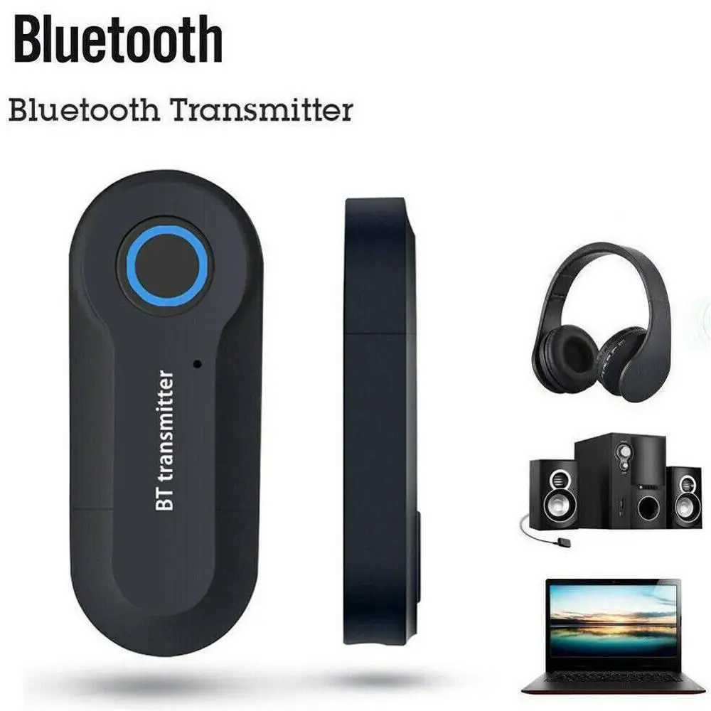 2 in 1 Bluetooth 4.0 Transmitter Receiver TV PC Car Speaker 3.5mm Hifi Music Audio Adapter/Headphones Car Stereo Device