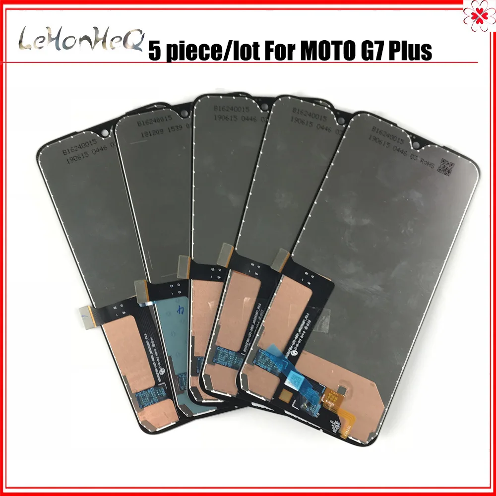 5 шт./лот G7 Plus ЖК-дисплей для Motorola Moto сенсорный экран дигитайзер сборка | Мобильные