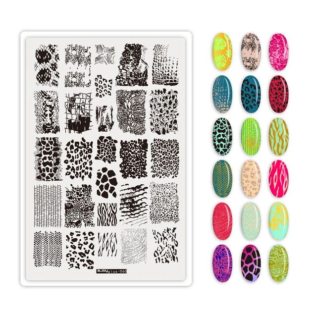 1PC**9.5X14.5cm Nail Art Stamping Plate 304 Stainless Steel Templates  Plates Image--Unique Design/Lace design nail Stamp Plate 60