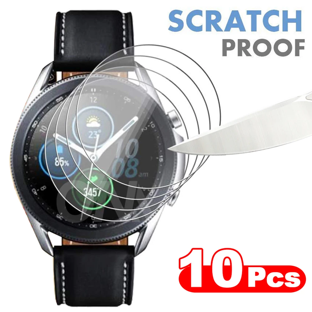 10 шт. 9H Премиум Закаленное стекло для Samsung Galaxy Watch 3 41 мм и 45 Смарт часы защитная