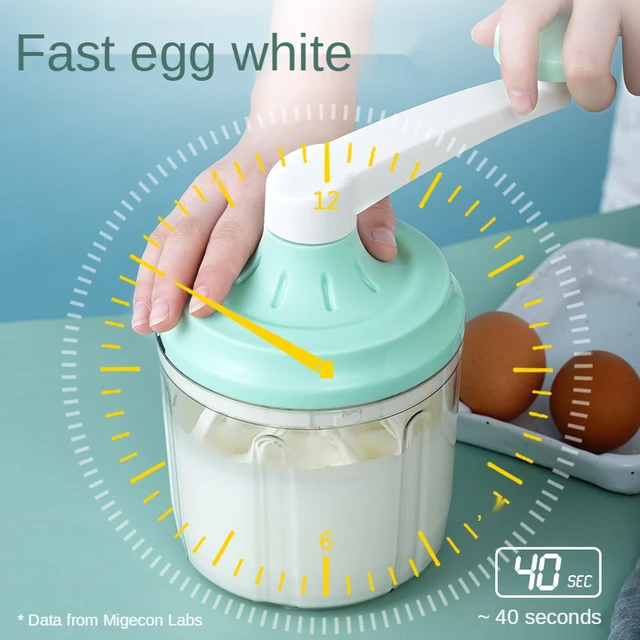 K-STAR Egg White Sent Machine Household Manual Beater Cream Sent Kitchen Manual Rotation Mixer Baking 2