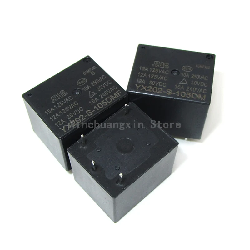 Power Relay 15A 5VDC PIN-4 Form-A for Household Appliances