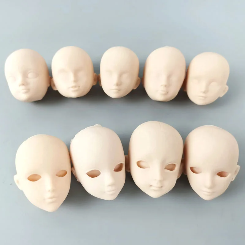 Мульти-стиль мягкая пластиковая практика Макияж DIY Кукольная голова для 11," кукольные головки для 1/6 BJD Кукольная голова аксессуары для куклы