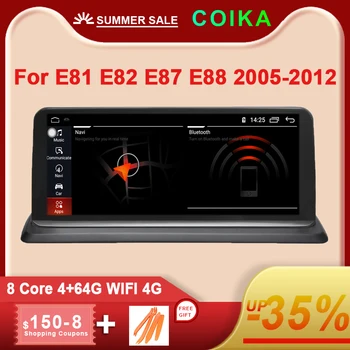 

COIKA 8 Core Android 9.0 Car Radio Screen For BMW E87 E88 E81 E82 GPS Navi Stereo 4+64GB RAM WIFI 4G Carplay Google IPS Touch