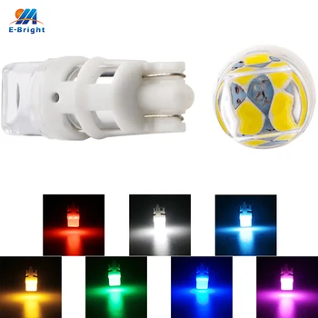 

YM E-Bright T10 W5W 2835 LED Car Lights Lens Signal Lamp 194 168 Auto Bulbs 12V DC White Blue Yellow Red Green Pink Ice blue 2X