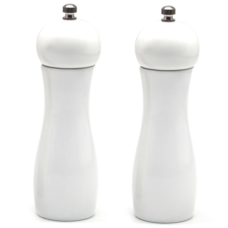 2Pcs Salt and Pepper Grinder with Ceramic Adjustable Coarseness Elegant Shakers for Fresh Spices | Дом и сад