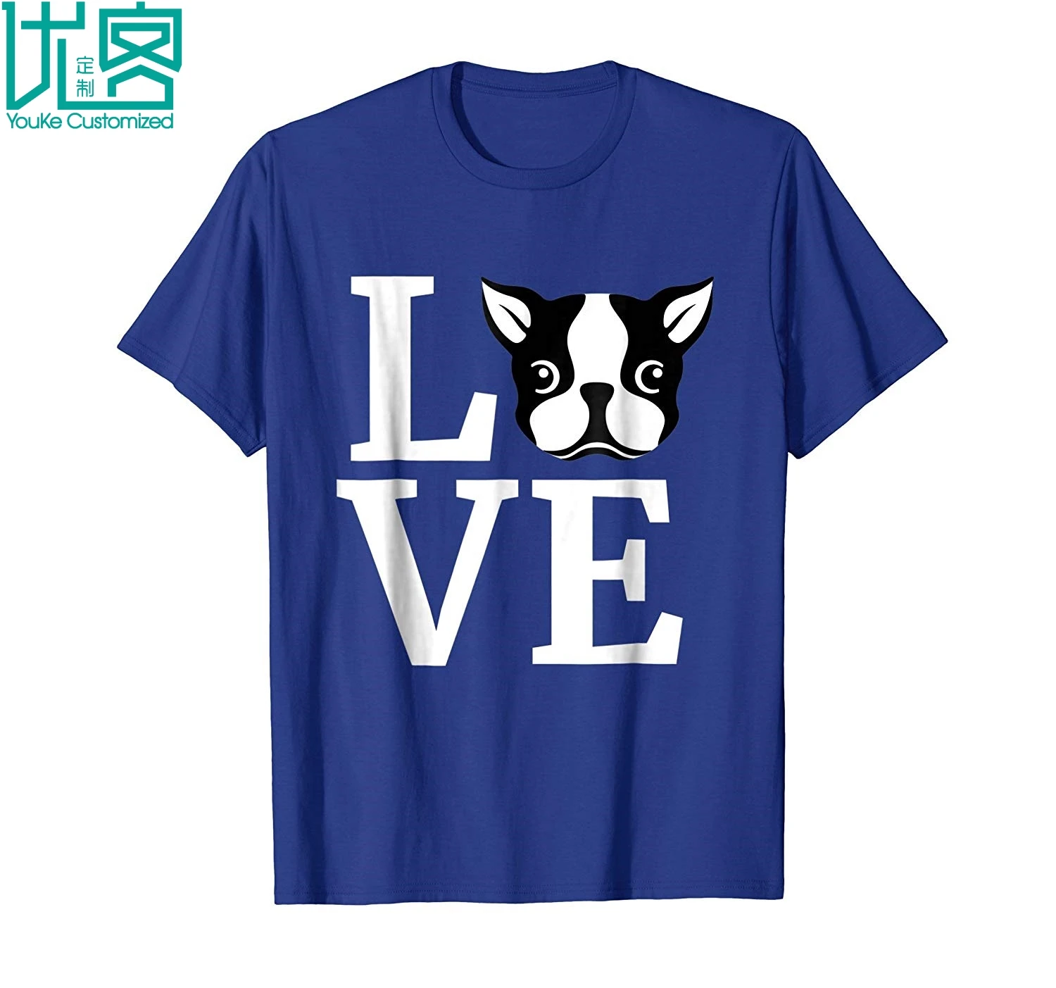 Футболка с надписью I Love My Boston Terrier подарок для любителей собак Уникальные