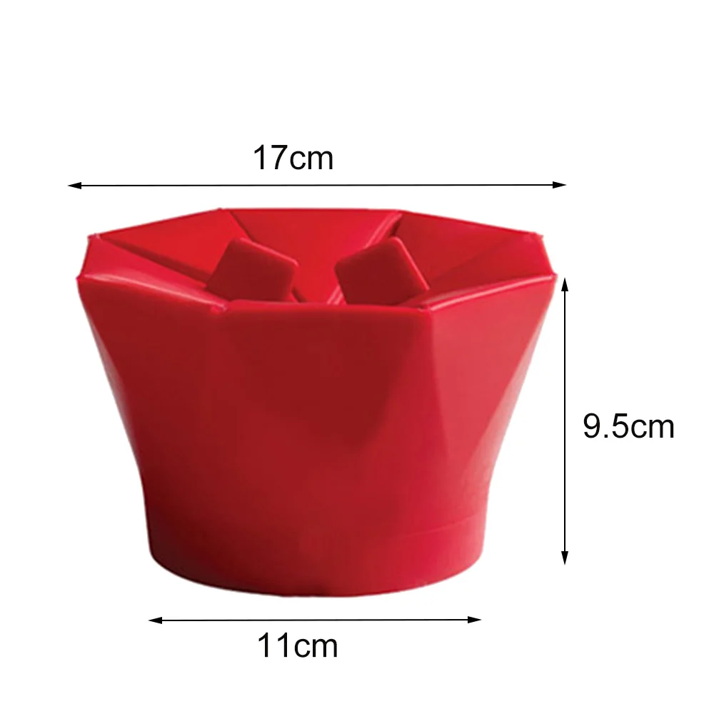 

Silicone Microwave Popcorn Maker Popcorn Popper Homemade Delicious Popcorn Bowl Baking Tools Foldable Bucket Container