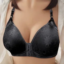 Cheap Women Lace Printing Push Up Bras No Wire Wireless Bralette Brassiere Solid Gather Bras Deep V Front Buckle Anti-Sag Underwear Cheap Women Lace Printing Push Up Bras No Wire Wireless Bralette Brassiere Solid Gather Bras Deep V Front Buckle Anti-Sag Underwear