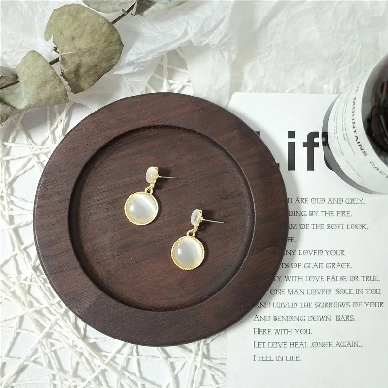 2020 женские серьги модные длинные висячие винтажные с опалом для женщин