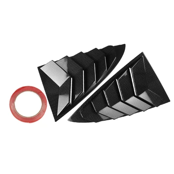 

2Pcs Carbon Fiber Side Window Vent Scoop Louver for Tesla Model 3