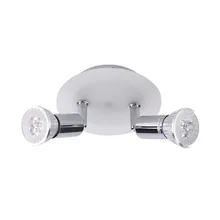 LukLoy 2 фары круглый прожектор поверхностного монтажа Потолочный Точечный светильник Настенный светильник задний настенный светильник вниз огни