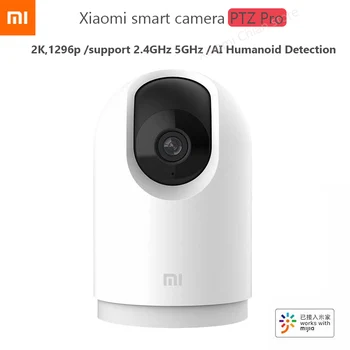 

[PTZ Pro] Xiaomi Mijia 2K 3 Megapixels 360 ° Panoramic bluetooth4.2 Smart IP Camera AI Detection Two-way Intercom Home Security