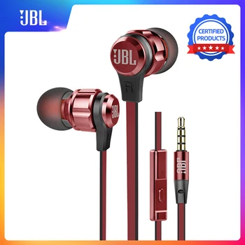 

JBL T180A 3.5mm Jack Wired In Ear Earphone Deep Bass Stereo Headset Handfree Line Control with Microphone for Android/IOS