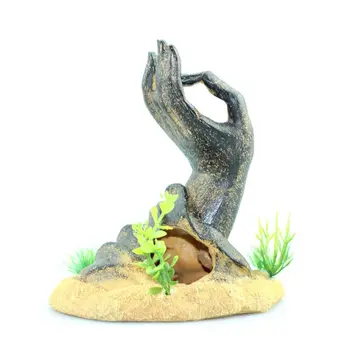 

Fish Tank Decorations Buddha Hand Statue Aquarium Ornaments PXPC