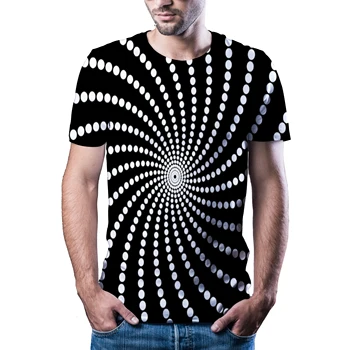

2020 summer men's new abstract 3D pattern casual T-shirt fashion T-shirt 3D printing quick drying T-shirt 0.0
