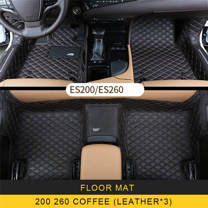 Carманго для Lexus ES ES200 ES300 ES260 автомобильный кожаный защитный чехол для пола, коврик, ковер, аксессуары для интерьера