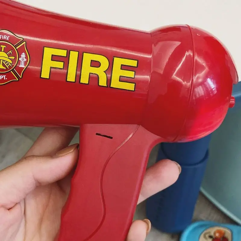 C5AA Fighting Megaphone for Kids Pretend Cosplay Firemen Portable Hand Loud Clear Speaker