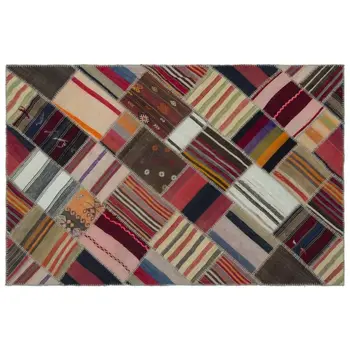 

Handmade Natural Vintage Patchwork Rug Area Rug 153x235 Cm-5'0''X7'9''