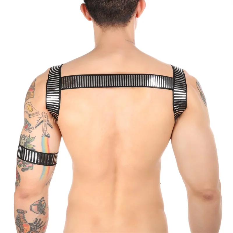 CLEVER-MENMODE Sexy Harness Body Chest Lingerie Men Elastic Strap Bondage Costume Hombre Mens Camouflage Performance Clubwear And Arm Band -Zentai shop online H8673e306c8b7448a9899a59f4f11f9c8z.jpg