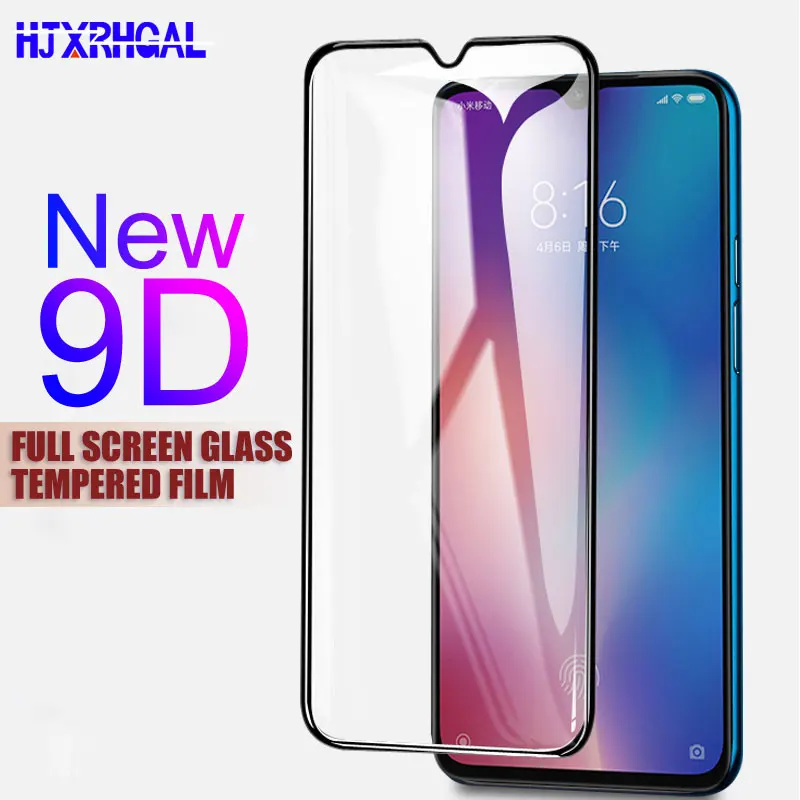

9D Tempered glass For Xiaomi mi 9 SE 9T CC9 cc9e mi 8 A2 Lite A3 Screen Protector for Redmi Note 7 6 Pro 5 full cover glass Film