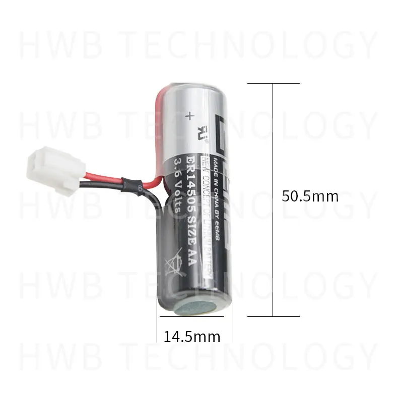 2 шт. Новинка EEMB ER14505 AA 3 6 V 2400mAh литиевые батареи с вилкой Бесплатная
