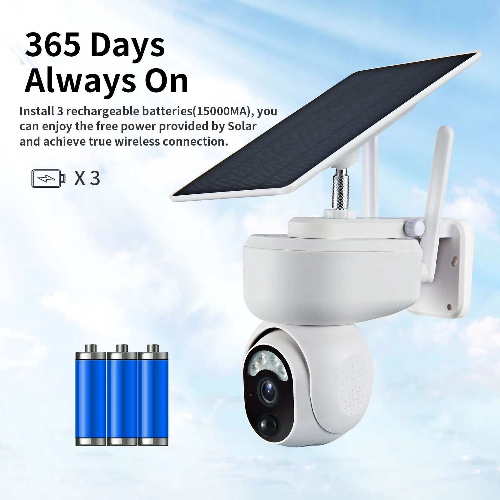 best wireless cctv 1080P 2.4G WiFi IP Camera Outdoor Waterproof AI Motion Detection 4X Digital Zoom Home CCTV Camera Two Way Audio Baby Monitor best poe security camera system