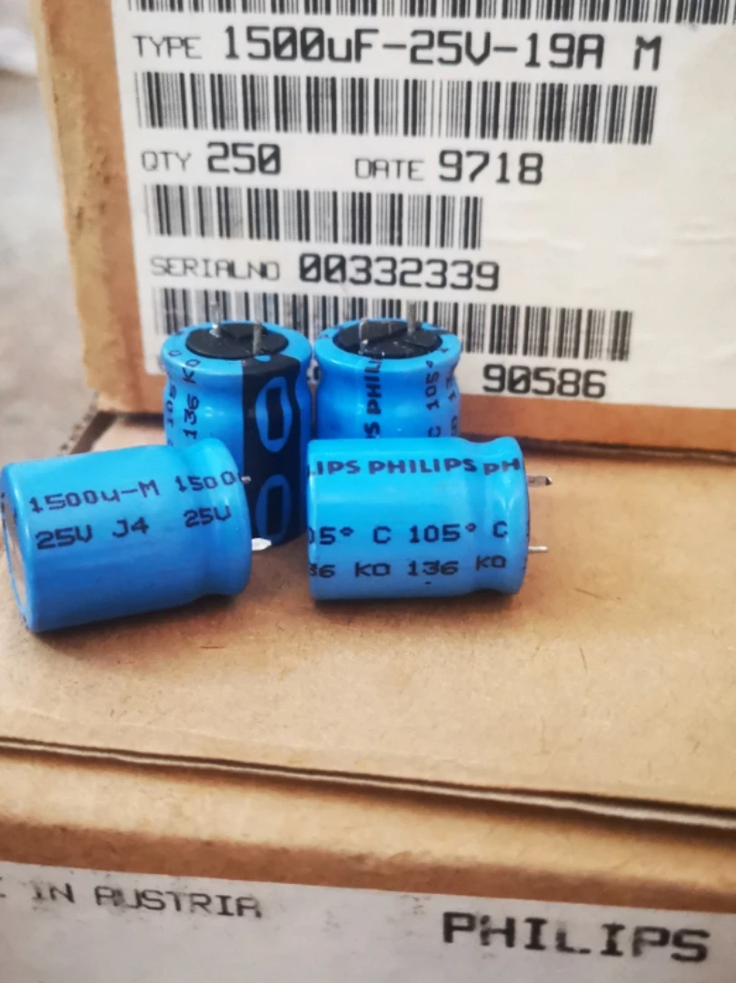 10 шт в упаковке новая VISHAY BC KO136 25V1500UF 16X20 мм электролитический конденсатор с