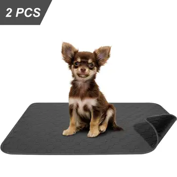 

2pcs Dog Training Pads Regular And Non-Slip Puppy Pads Pet Potty Mats For Dog And Puppy Non-Slip Pet Pee Pads