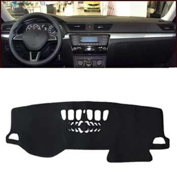 

SJ Non-Slip Car Inner Auto Dashboard Cover Dashmat Pad Carpet Sun Shade Dash Board Cover Fit For Skoda Superb 2016 2017 18 2019