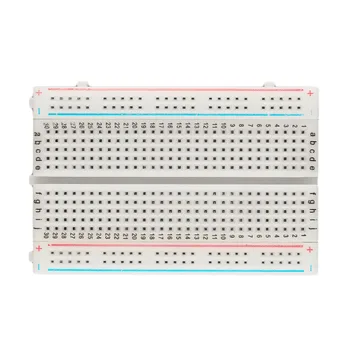 

Worldwide 8.5*5.5cm Mini Solderless Breadboard 400 Contacts Tie-points Universal