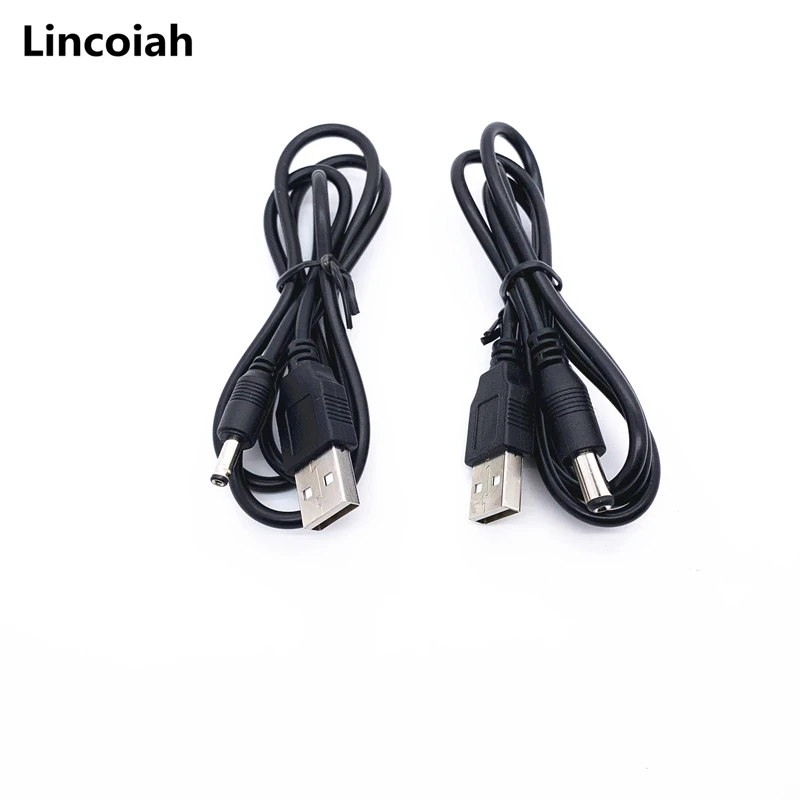 Universal USB to DC Barrel Jack Power Cable Adapter