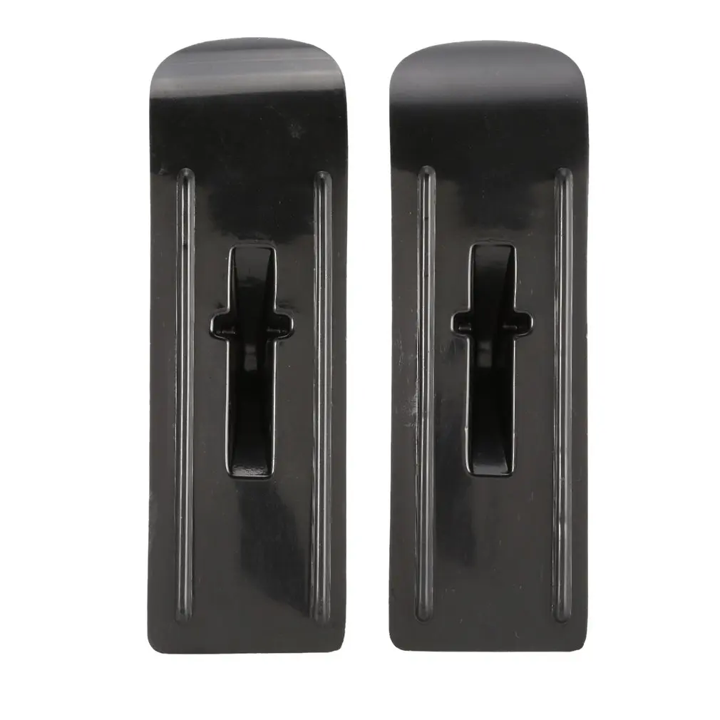 2PCS Black Plastic RC Snow Ski Kit High Strength RC Snow Replace Skateboard for RC Aircraft and RC Plane