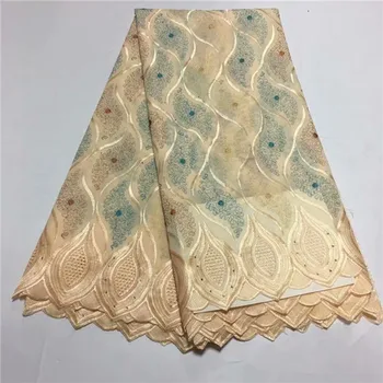 

High quality nigerian swiss voile lace African tulle mesh lace fabric 2019 cord lace for party wedding dress