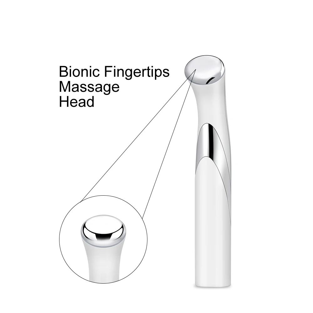 Electric Eye Massage Facial Micro Vibration Heating Eye Magic Stick Pen Wrinkle Removal Dark Circle Puffiness Removal Eye Care