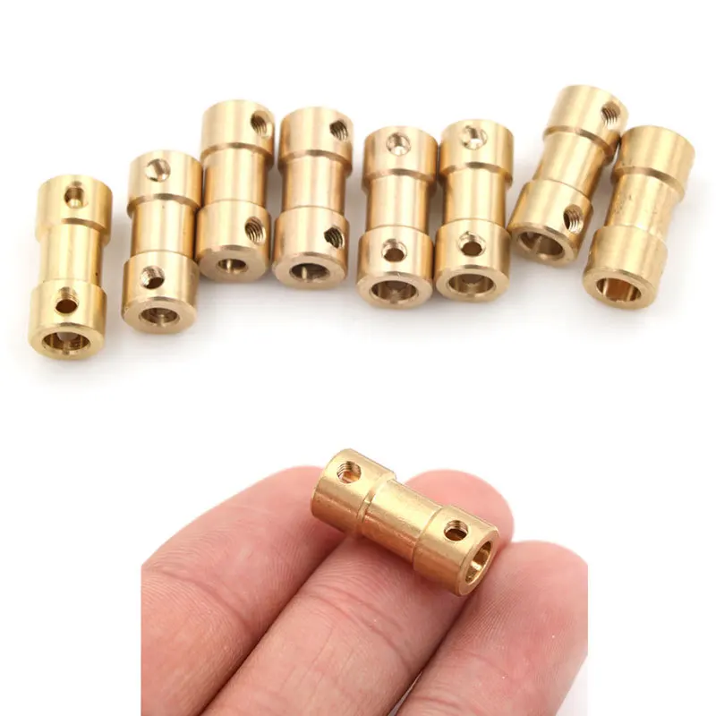 Details about   2-6mm Brass Connecting Shaft Motor Drive Connector Rigid Coupling Coupler Sle FN 