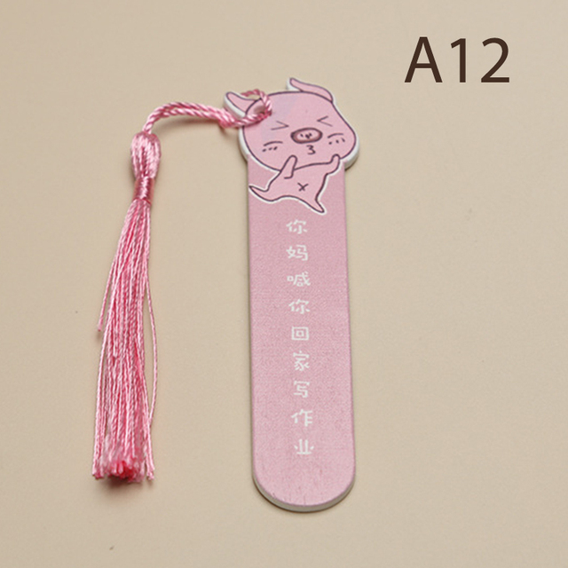 Chinese Style Retro Bookmarks Wood Exquisitely Carved Bookmarks Stationery Supplies