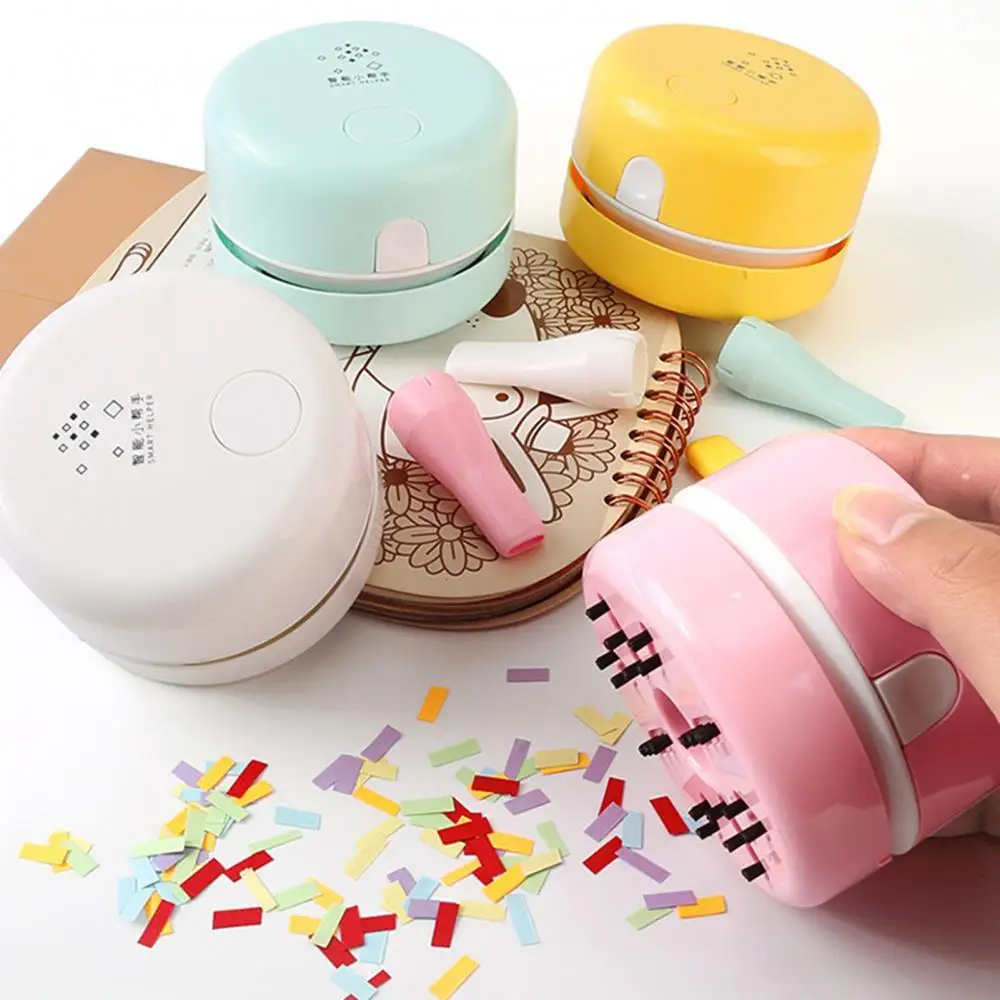 Cute Mini Vacuum Cleaner for Car Interior Computer Laptop Keyboard Cleaning Brushes Vacuum Cleaner Dust Remover Sweeper Brush