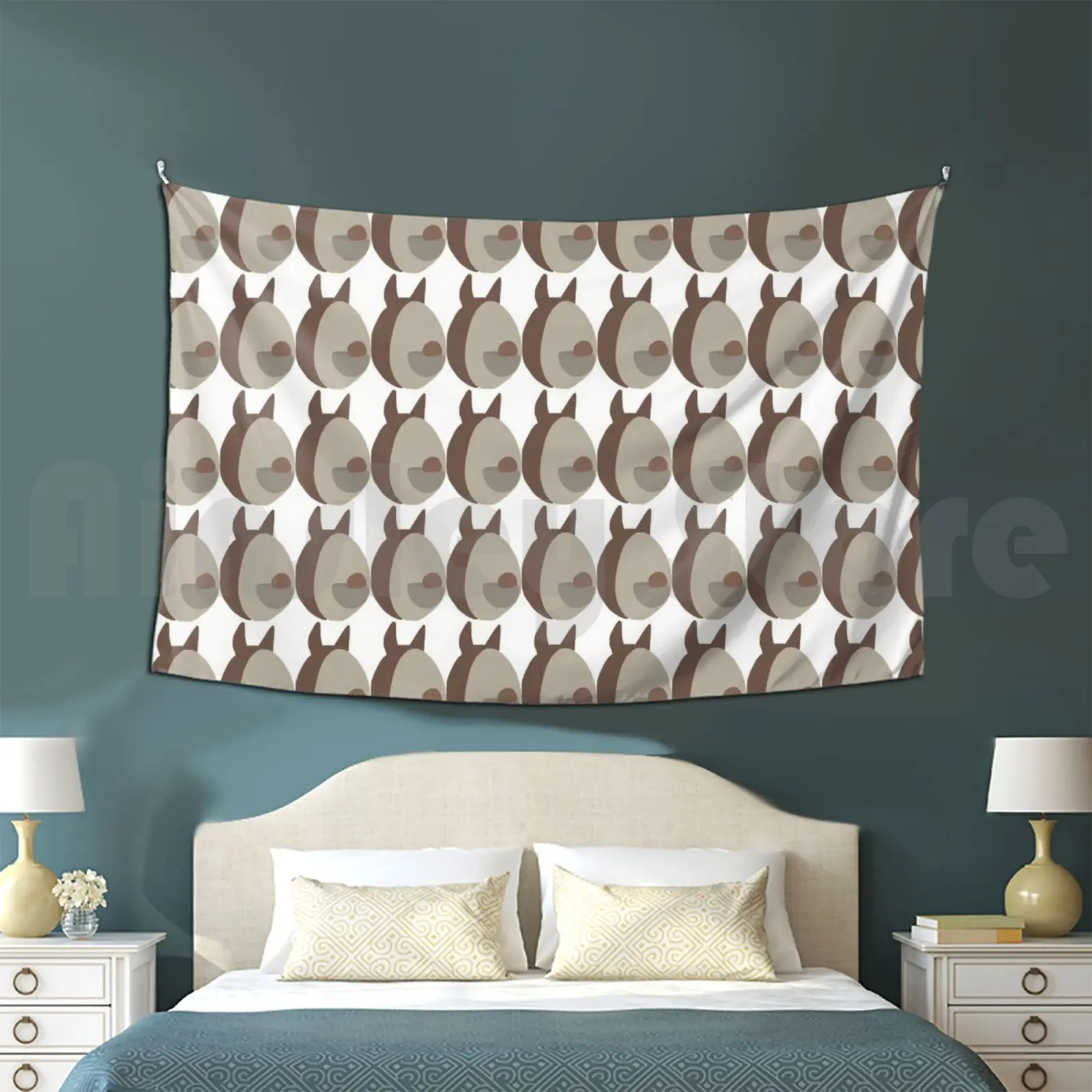 Aussie Egg Adopt Me Tapestry Living Room Bedroom Adoptme Eggs Brown Cute |