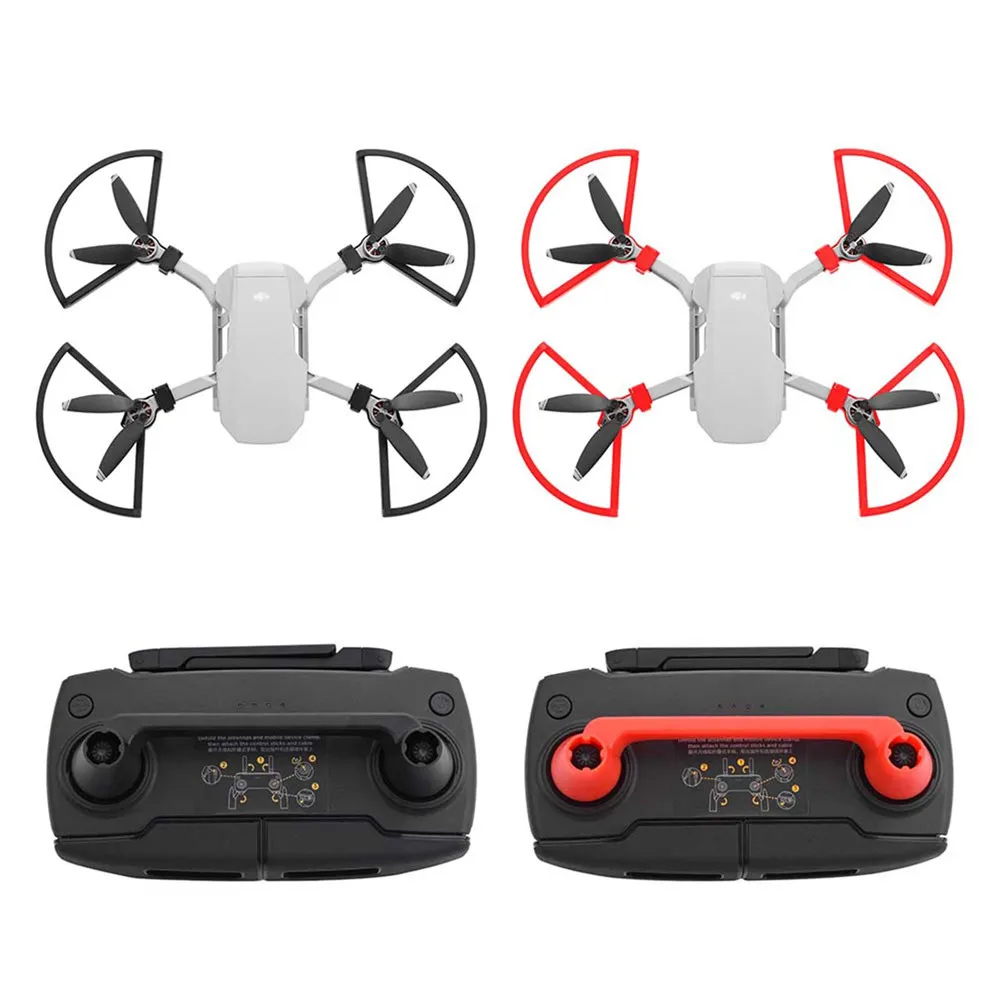 Buy For Mavic Mini Propeller Guards Anti-collision Protective Ring Remote Control Rocker Protector for DJI Mavic Mini Drone