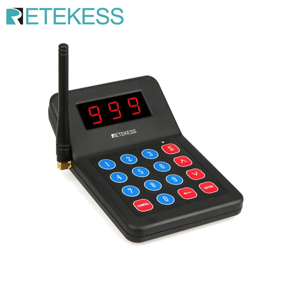 1 шт. передатчик клавиатуры для ресторана Retekess T119 пейджер беспроводная
