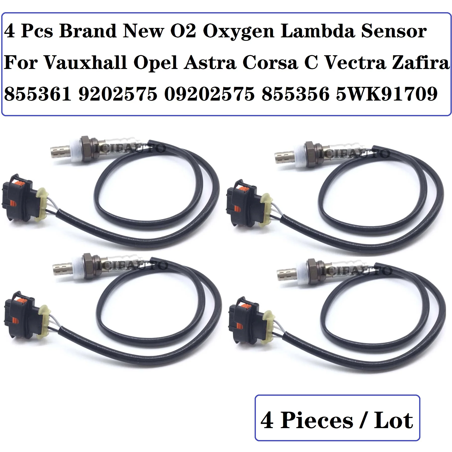 5wk91709 Brand New O2 Oxygen Lambda Sensor For Vauxhall Opel Astra Corsa C Vectra Zafira 855361