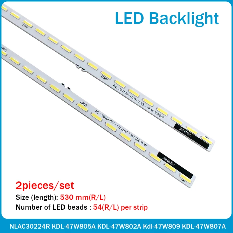 10 шт./компл. для LG Светодиодная лента с подсветкой KDL 47W805A 47W802A LC470EUF F Kdl 47W809