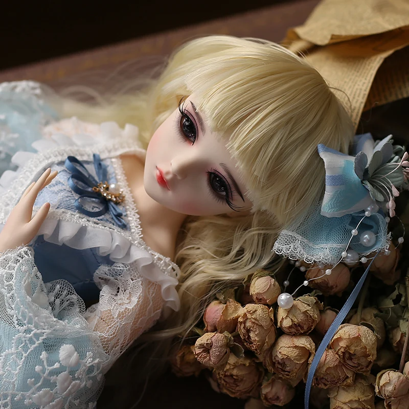 UCanaan 1/3 BJD Doll 18 Ball Jonited Dolls With Upgraded Makeup Full Outfits Princess Dress Girls Toys Gifts For Children 12