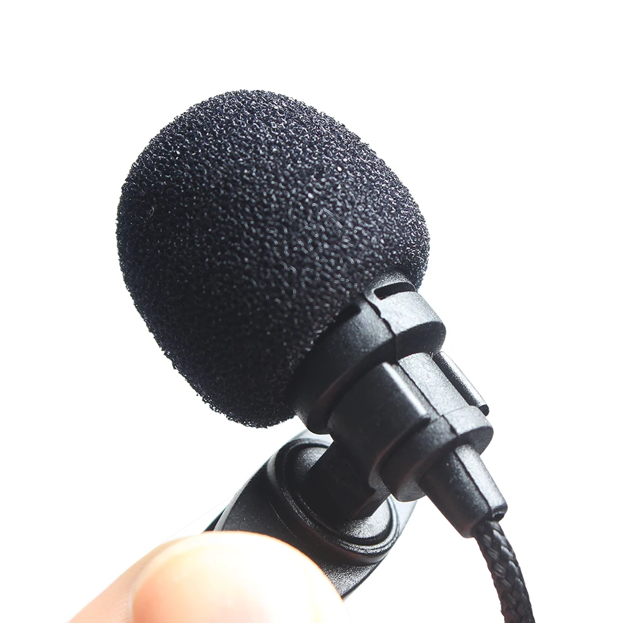 

3.5mm Jack Lavalier Microphone Mini Portable Microphone Universial Clip-On for Lecture Teaching Conference Guide Studio Mic