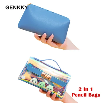 

Kawaii pen bag Cute School Pencil Case Large Big Pen Bag Pouch Multifunction Stationery Box Supplies Cosmetic Box